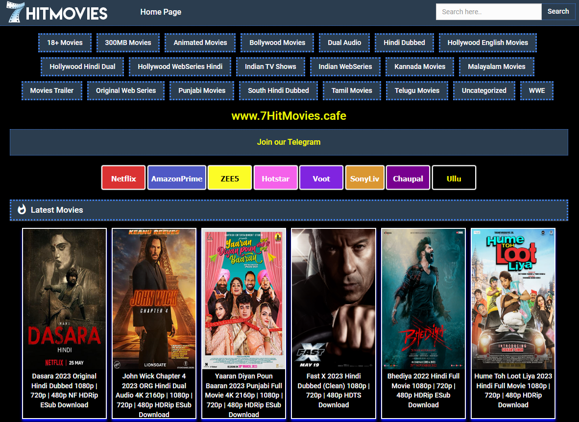 7HitMovies - Free Streaming and Downloads
